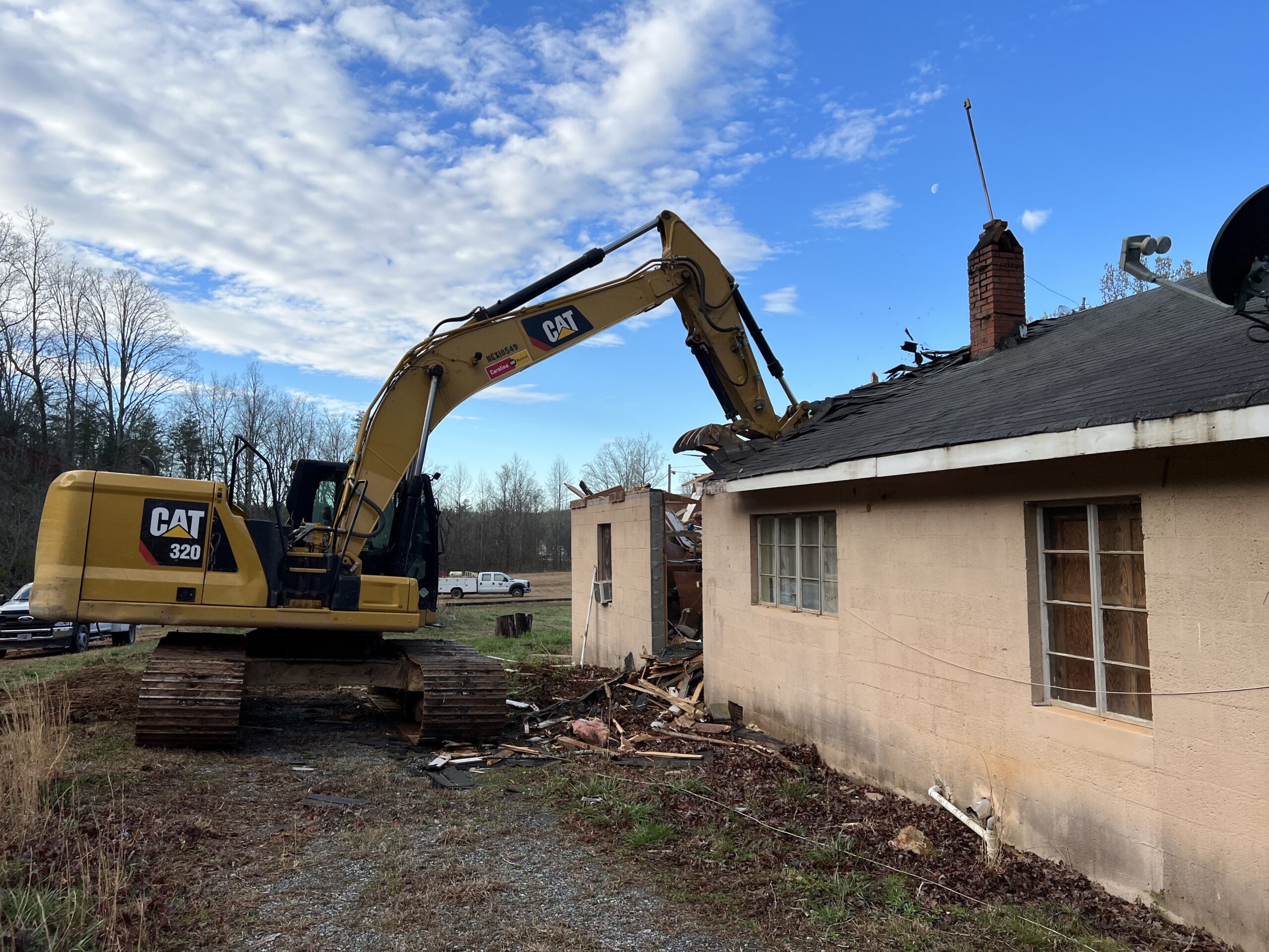 Demolition in Mills Spring